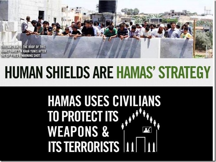 human shields knock on roof missile