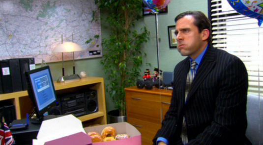 A scene from NBC's "The Office"