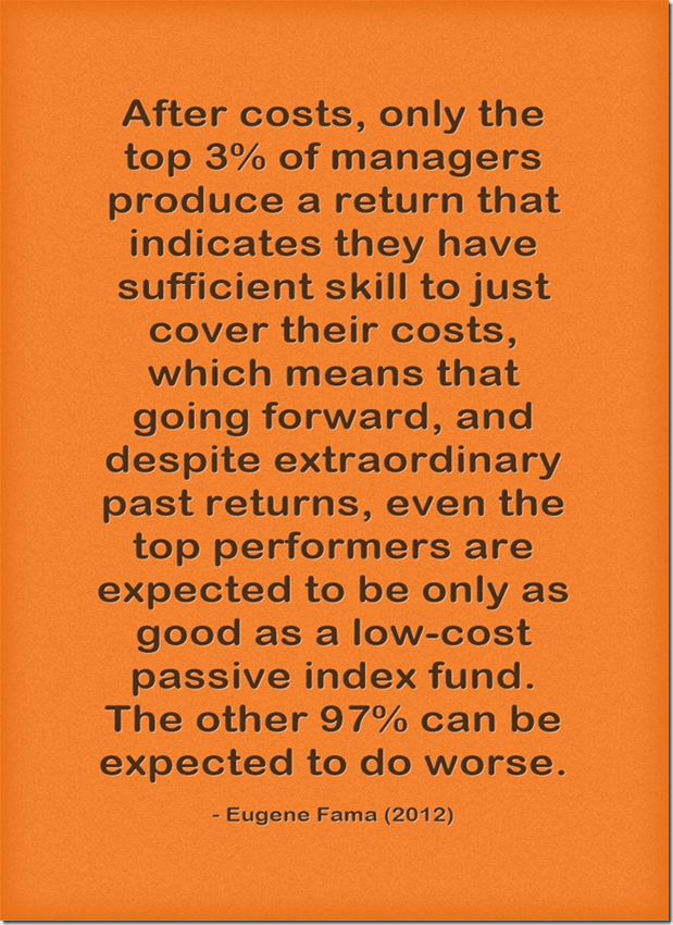 Eugene Fama on luck versus skill