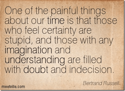 Bertrand Naas Russell knowledge and ignorance