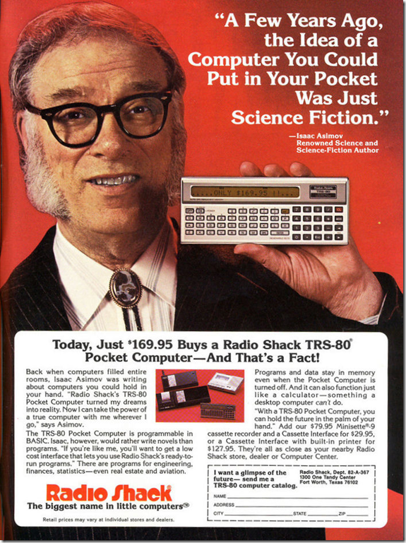 Behold, the first pocket computer | Utopia, you are standing in it!