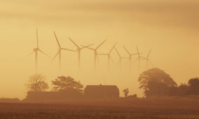 Wind energy in Denmark : wind turbines in Holstebro , Westjutland