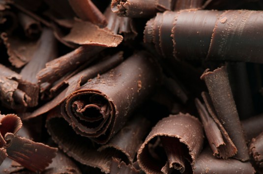 Chocolate Shavings Background