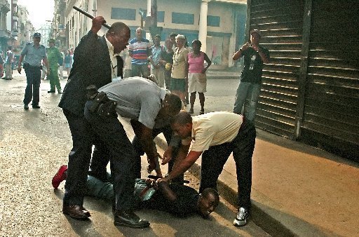 Communism in action: Cuban government arrests dissenter after a beating