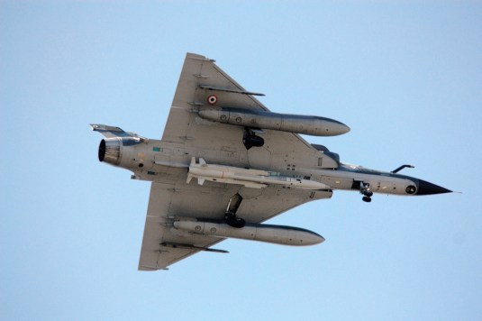 French Mirage 2000N carrying a nuclear-capable missile (India operates the Mirage 2000H variant)