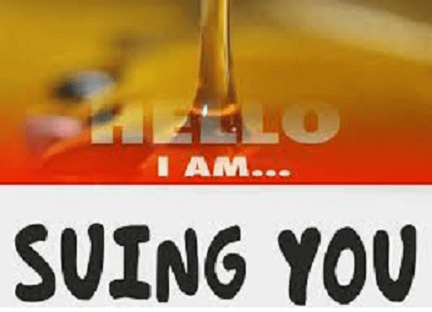 I am suing you